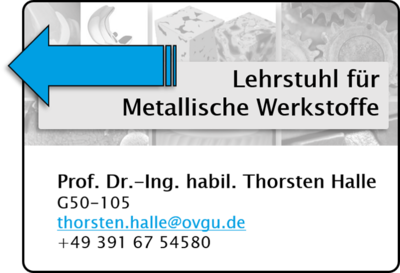 Lehrstuhl Metallische Werkstoffe